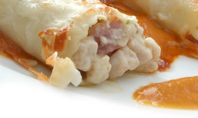 Canelones de jamón, queso y choclo: un plato rápido y delicioso
