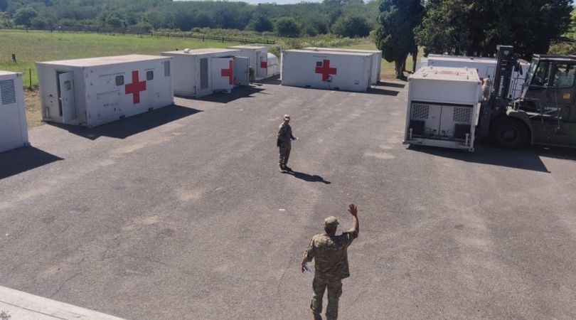 El Ejército Argentino montará un hospital de campaña en Campo de Mayo