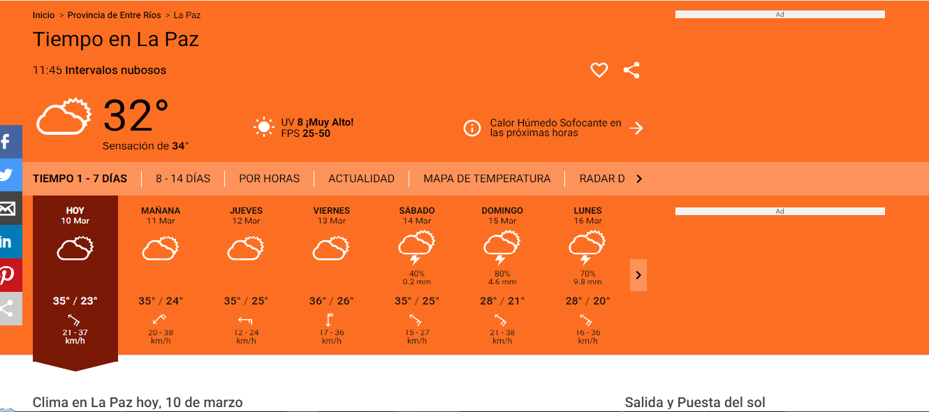 TIEMPO EN LA PAZ EXTENDIDO 