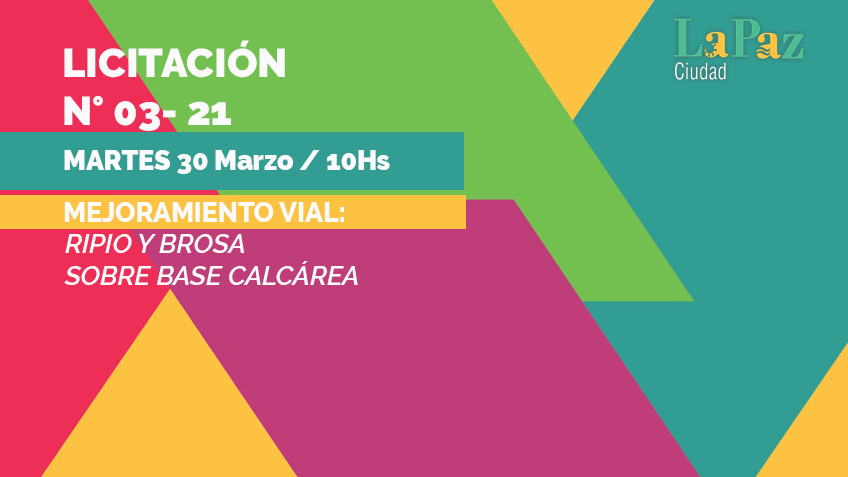 LLAMADO A LICITACIÓN PÚBLICA