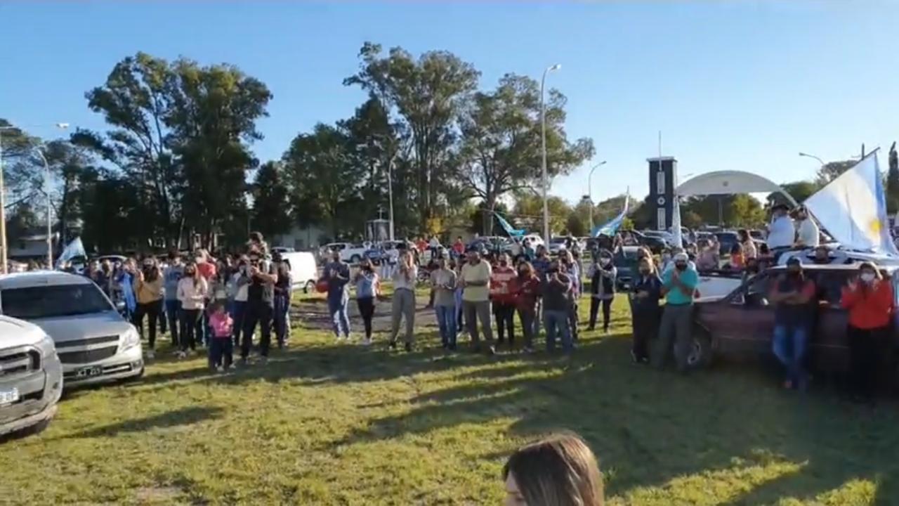 Masiva marcha en la ciudad