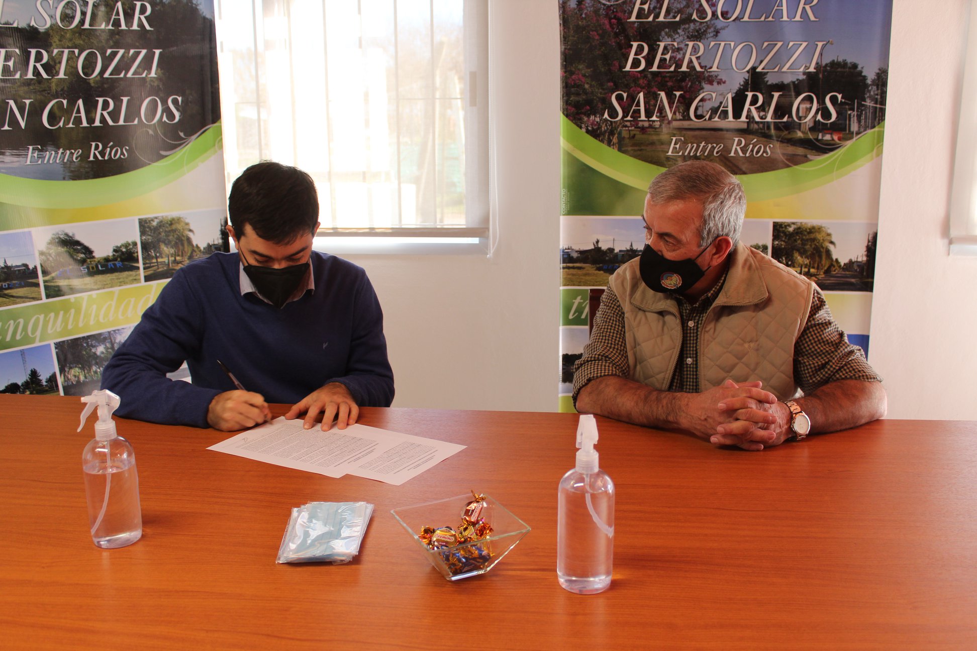 La Paz y El Solar firmaron un acuerdo ambiental