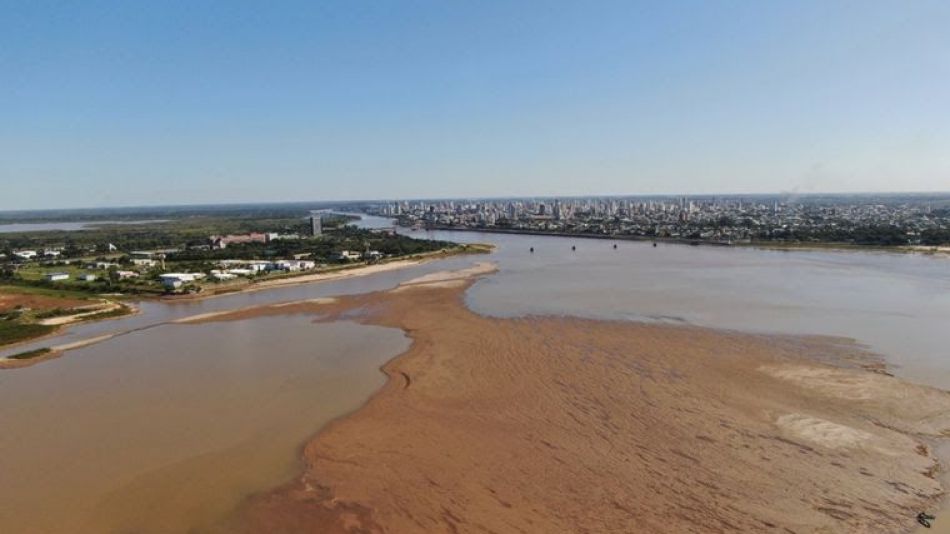 Preocupa la bajante del río Paraná. Alcanzará niveles históricos