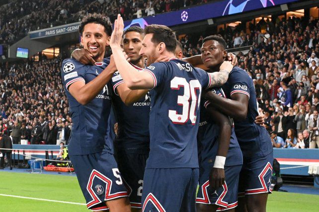 Golazo de Messi en el triunfo del PSG por la Champions League