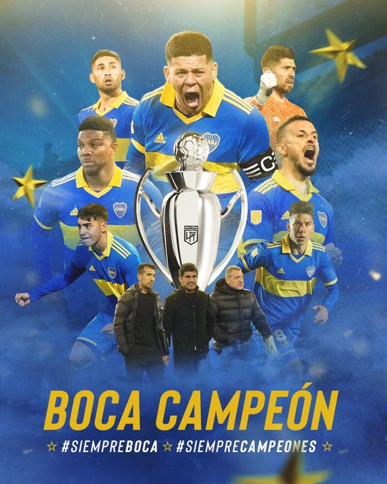 Boca Jr, nuevamente campeón del fútbol Argentino