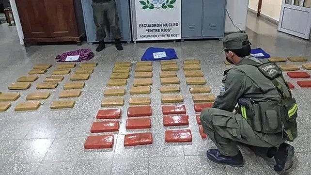 Remisero y mecánico de Victoria a la cárcel por llevar 70kg de marihuana