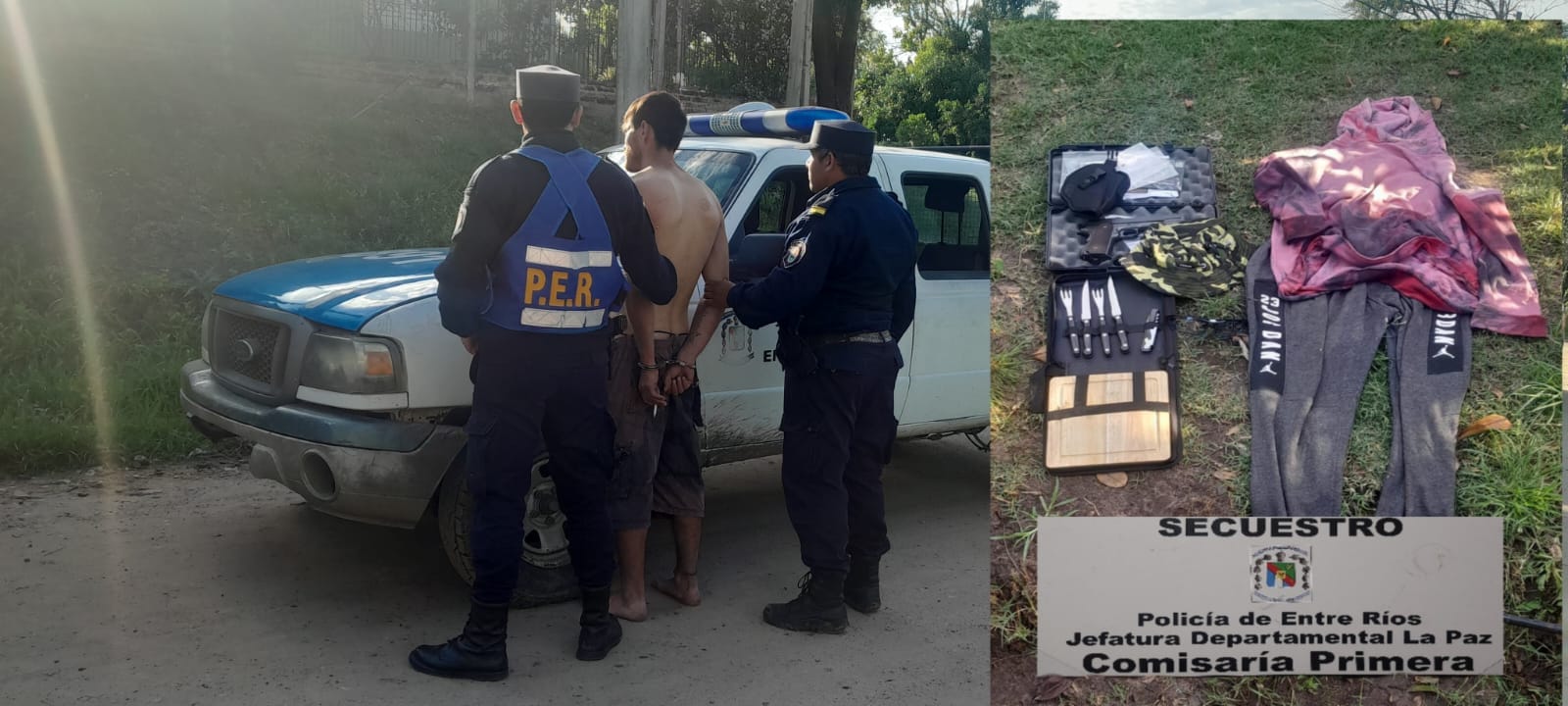 Masculino detenido tras perpetuar un ilícito en una vivienda